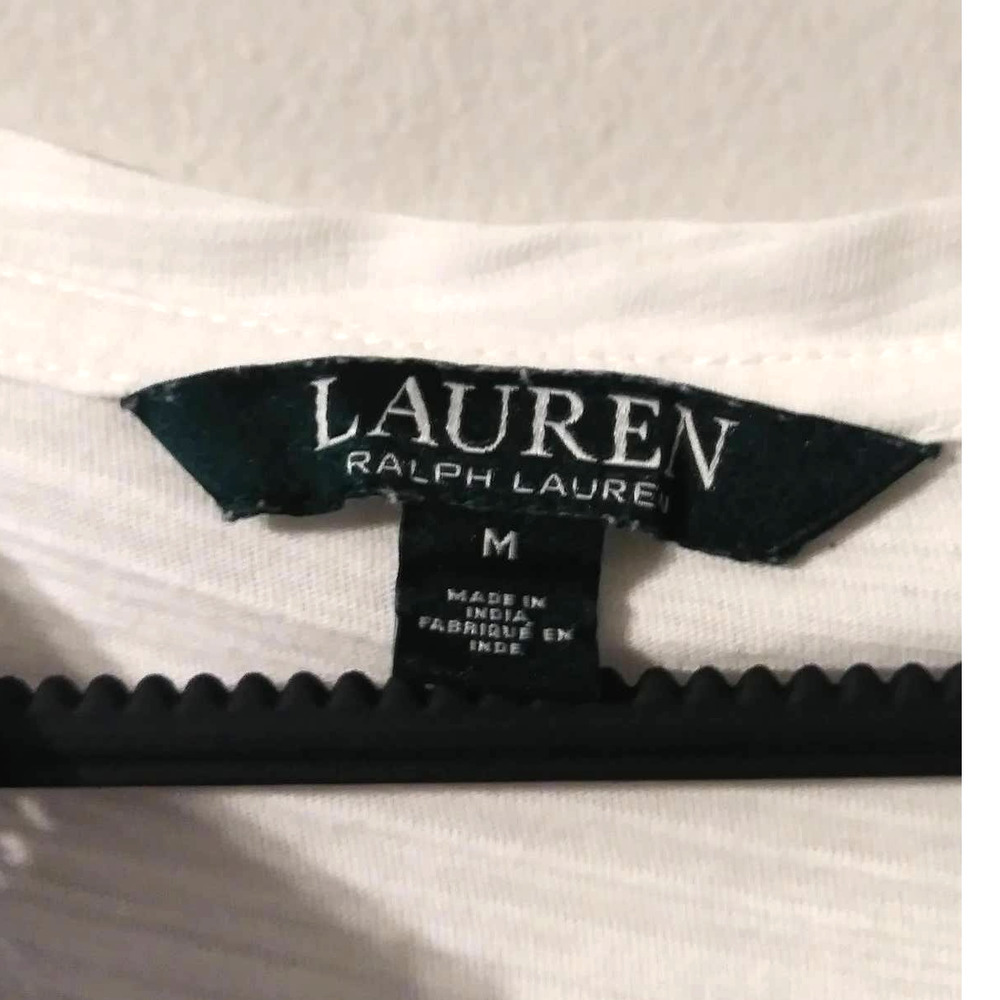 Lauren Ralph Lauren White Tunic Top‎ - Picture 3 of 5